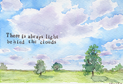 雲の向こうはいつも青空　-　Louisa May Alcott